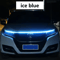 150cm LED Car Hood Light Strip Dynamic Scan DRL 12V Waterproof Decorative Running Light 4
