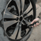 Car Wheel Cleaning Brush Tire Rim Scrub Tool Non Slip Handle Auto Detailing Brush 2