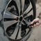 Car Wheel Cleaning Brush Tire Rim Scrub Tool Non Slip Handle Auto Detailing Brush 2