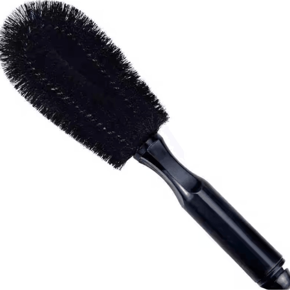 Car Wheel Cleaning Brush Tire Rim Scrub Tool Non Slip Handle Auto Detailing Brush 3