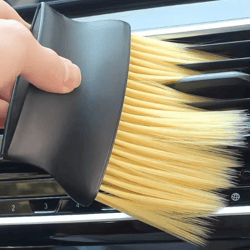 car interior cleaning brush soft bristle detailing tool for dashboard air vent and crevice cleaning