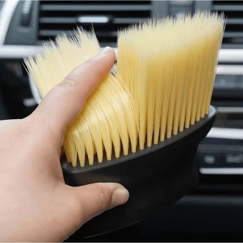 Car Interior Cleaning Brush Soft Bristle Detailing Tool For Dashboard Air Vent And Crevice Cleaning 4