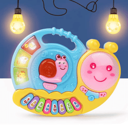 baby piano toy with animal sounds & lights – interactive kids musical keyboard learning toy