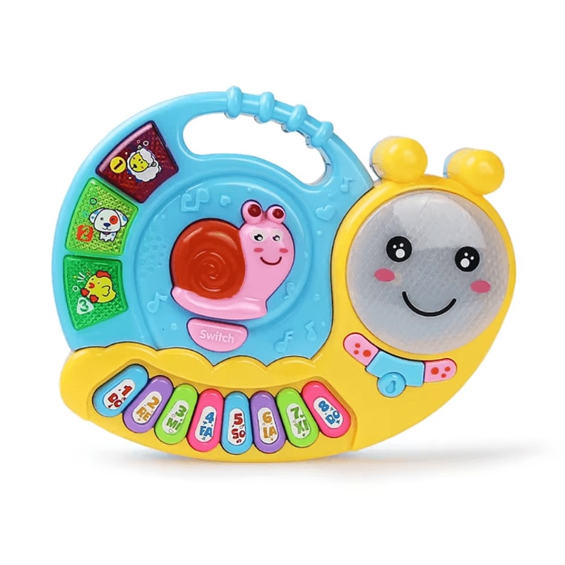 Baby Piano Toy With Animal Sounds Lights Interactive Kids Musical Keyboard Learning Toy 3