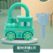 Montessori Number Lock Key Toy Cars Interactive Learning Puzzle For Toddlers 13 Years 3