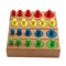 Montessori Wooden Cylinder Puzzle Toy Sensory Size Matching Skill Development Game 0
