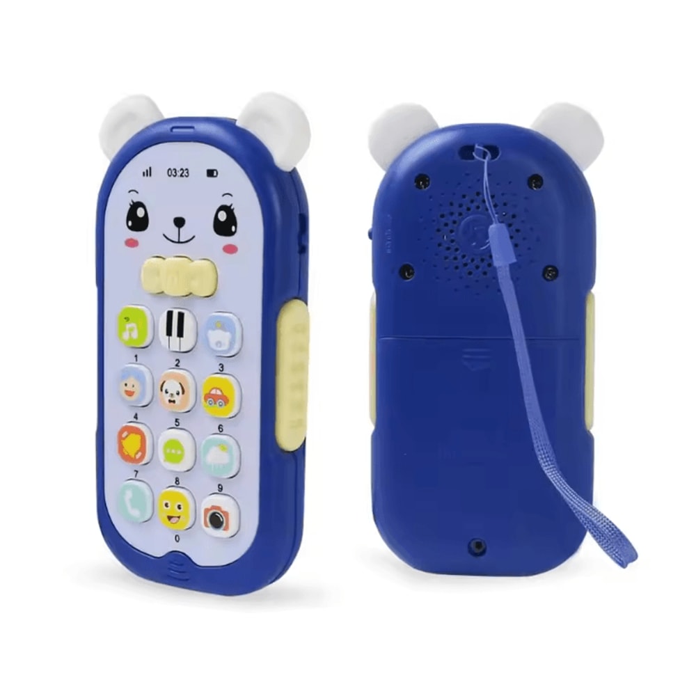 Baby Musical Phone Teether Toy Interactive Learning Phone With Lights Sounds 6