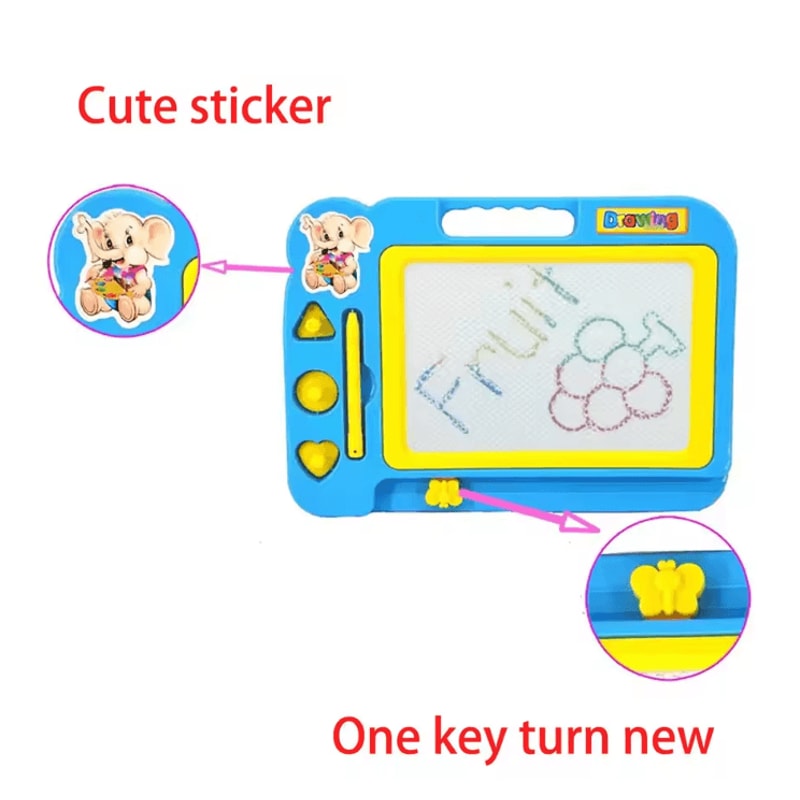 Colorful Magnetic Drawing Board For Kids Erasable Doodle Writing Learning Toy 1