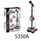 Kids Karaoke Microphone With Stand Interactive Singing Toy With Lights Music 3