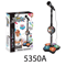 Kids Karaoke Microphone With Stand Interactive Singing Toy With Lights Music 3