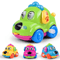 Cute Animal WindUp Toy Car Clockwork ChainUp Mini Cartoon Car For Kids 0
