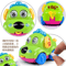 Cute Animal WindUp Toy Car Clockwork ChainUp Mini Cartoon Car For Kids 3
