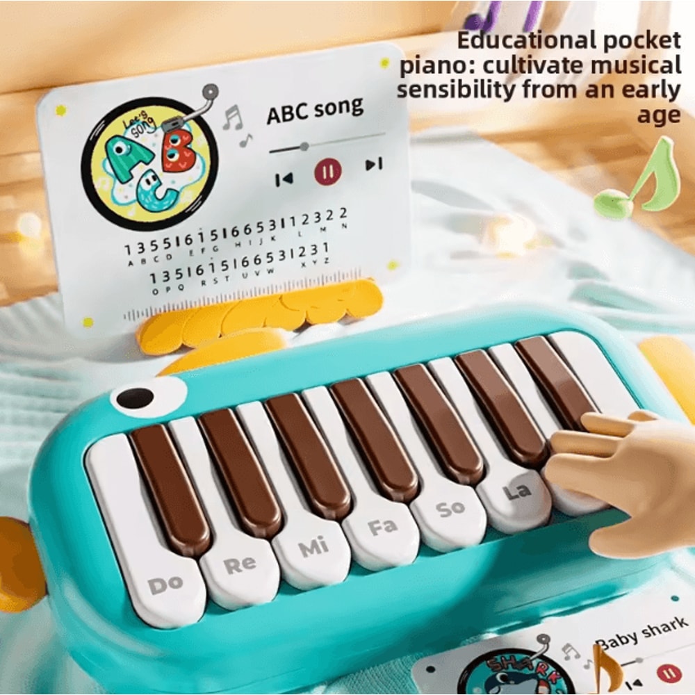 Mini Pocket Piano Keyboard Toy Portable Baby Musical Learning Instrument 1