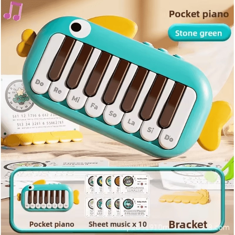 Mini Pocket Piano Keyboard Toy Portable Baby Musical Learning Instrument 2
