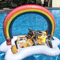 Rainbow Inflatable Pool Cooler Table Floating Drink Bar Tray For Beach Party Fun 2