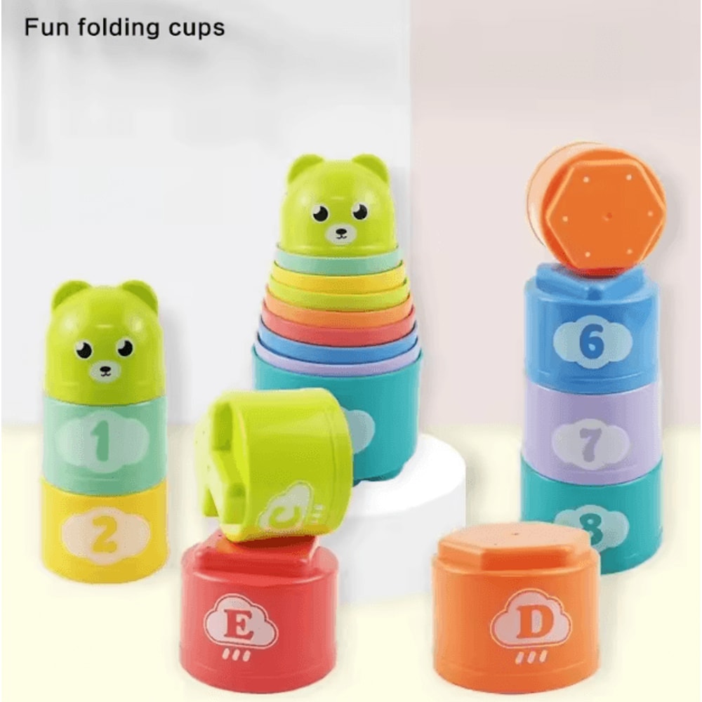 Speed Stacking Cups Game Kids Brain Response Hand Speed Challenge Toy 1