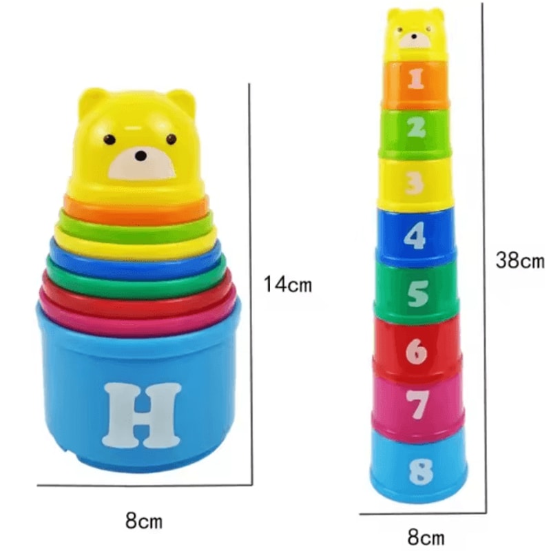 Speed Stacking Cups Game Kids Brain Response Hand Speed Challenge Toy 2