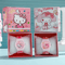 3D Hello Kitty Cartoon Kids Watch Cinnamoroll Kuromi Melody Silicone Wristwatch Gift Set 0