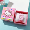 3D Hello Kitty Cartoon Kids Watch Cinnamoroll Kuromi Melody Silicone Wristwatch Gift Set 3