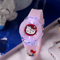 Disney Minnie Mickey Kids LightUp Watch Cartoon Flashing Silicone Wristwatch Toy 2