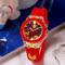 Disney Minnie Mickey Kids LightUp Watch Cartoon Flashing Silicone Wristwatch Toy 4
