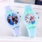 Disney Frozen Kids LightUp Watch Princess Elsa Silicone Strap Cartoon Wristwatch 0
