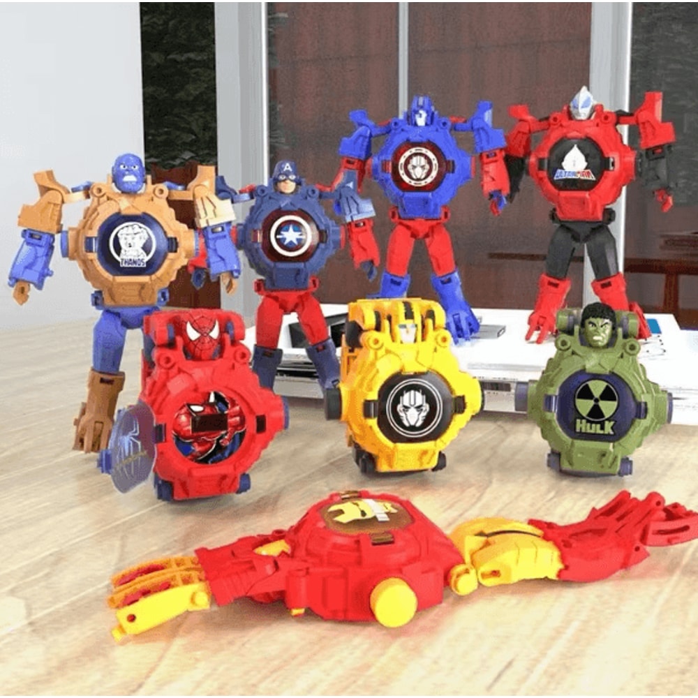 Spiderman Projection Watch For Kids 24 Image LED LightUp Digital Wristwatch Toy 1