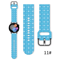 Christmas Silicone Watch Band 20mm Festive Replacement Strap For Samsung Galaxy And Smartwatches 3