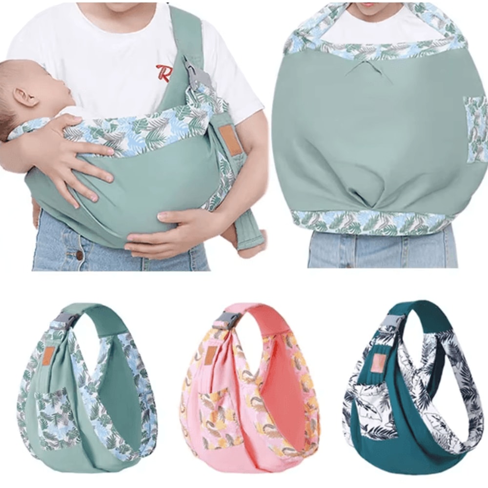 Baby Wrap Newborn Sling Dual Use Infant Nursing Cover Carrier Mesh Fabric Breastfeeding Carriers Up 0