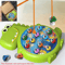 Dinosaur Magnetic Fishing Toy Set Montessori Learning Game With Rod For Kids 1