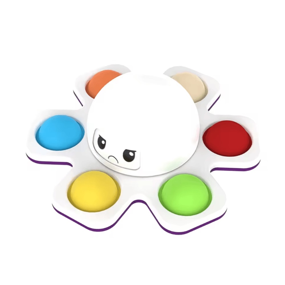 FaceChanging Push Pop Fidget Spinner Sensory Stress Relief Toy For Kids 2