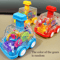 Transparent Gear Pull Back Car Toy Press Go Inertia Educational Car For Kids 0