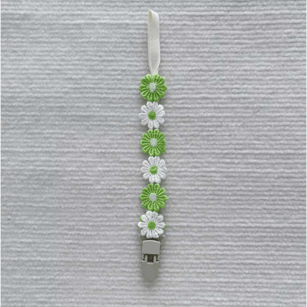 Little Daisy Baby Pacifier Clip AntiDrop Dummy Holder Chain For Infants 6