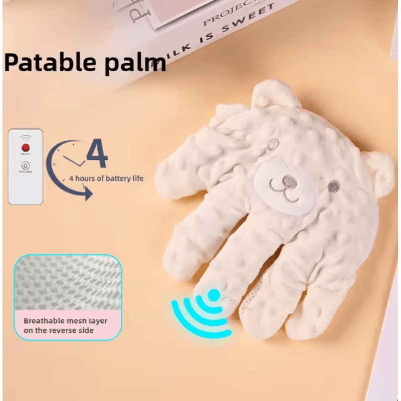 Newborn Soothing Palm Sleep Aid Pillow RemoteControl Baby Calming Patting Cushion 3