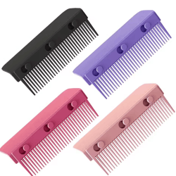 flat iron comb attachment – clip-on hair straightener comb for smooth, frizz-free styling
