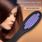 Ceramic Hair Straightener Brush Fast Heating 2in1 Hot Comb For Smooth FrizzFree Styling 1