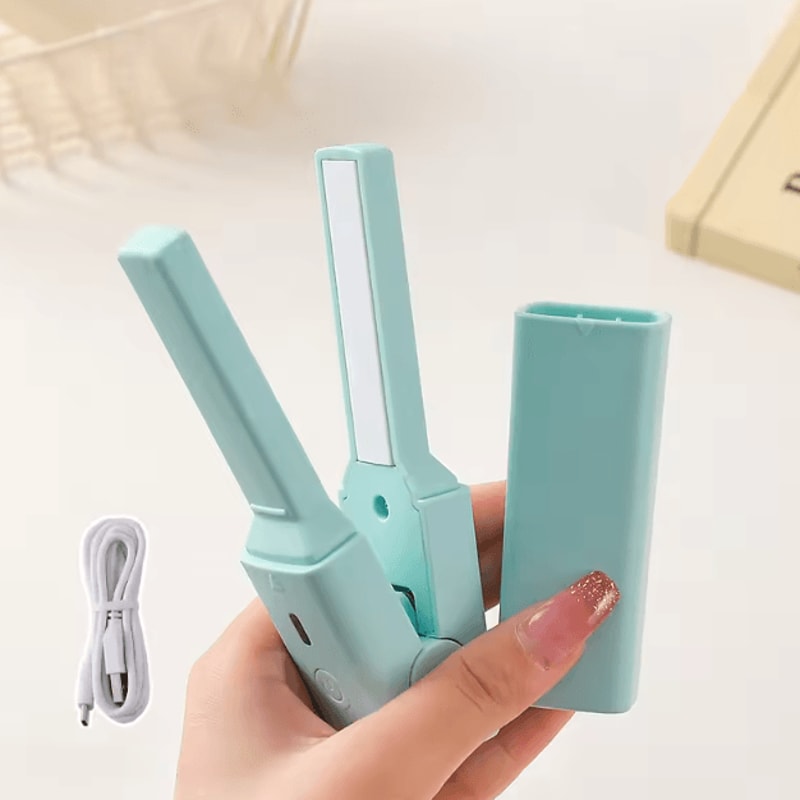 Portable Mini Hair Straightener Curler 2in1 Ceramic Styling Tool For Smooth Curly Hair 4