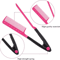VShaped Hair Straightener Comb Foldable BlowDry Styling Tool For Smooth FrizzFree Hair 2