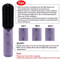Cordless Negative Ion Hair Straightener Brush 2in1 Portable AntiScald Styling Comb 1