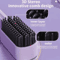 Cordless Negative Ion Hair Straightener Brush 2in1 Portable AntiScald Styling Comb 2