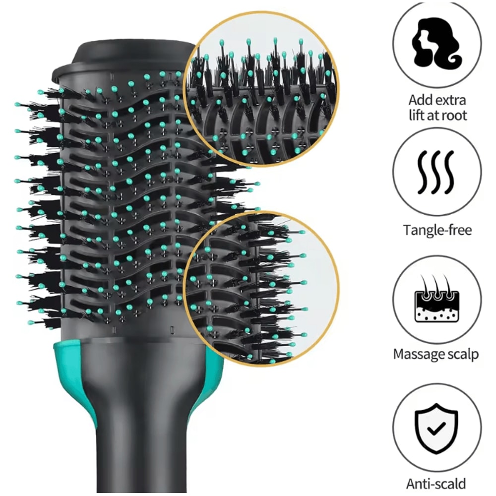 BLUTOOL 4in1 Negative Ion Hair Dryer Brush OneStep Volumizer Hot Air Styling Tool 4