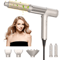 NoiseReducing 5in1 Ionic Hair Dryer Brush HighSpeed Hot Air Styling Straightening Tool 3