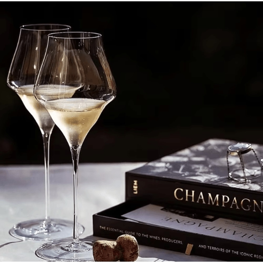 Luxury Handmade Crystal Wine Glass UltraThin 05mm Champagne Fine Wine Cup 0