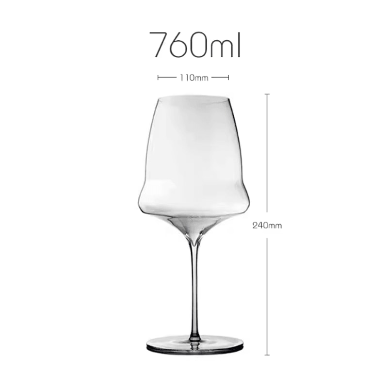 Luxury Handmade Crystal Wine Glass UltraThin 05mm Champagne Fine Wine Cup 3