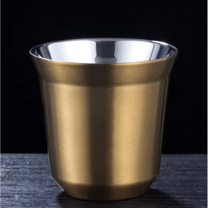 80ML Stainless Steel Espresso Cups Double Wall Insulated Mini Coffee Mugs 9