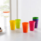 7PCS Rainbow Plastic Cups Set Reusable Stackable Picnic Kids Party Drink Cups 2