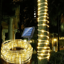300 led solar rope strip lights – waterproof outdoor fairy lights for garden & pathway