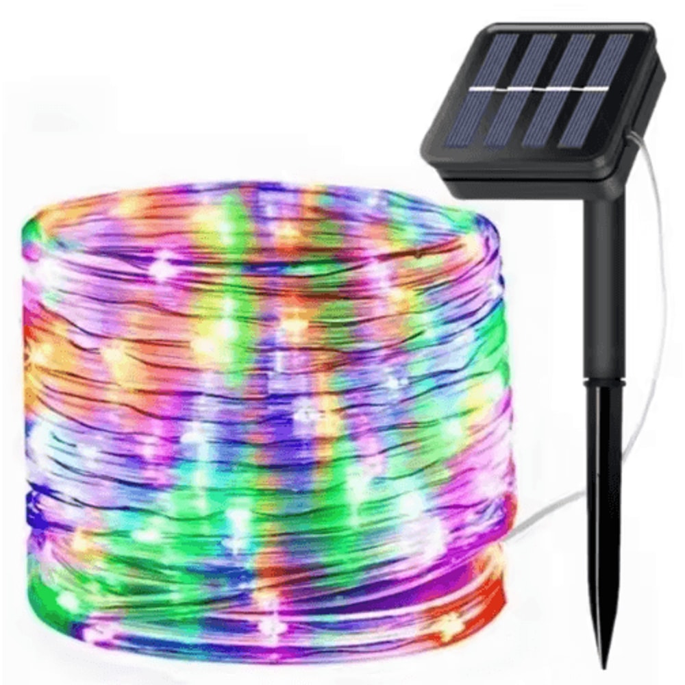 300 LED Solar Rope Strip Lights Waterproof Outdoor Fairy Lights For Garden Pathway 2