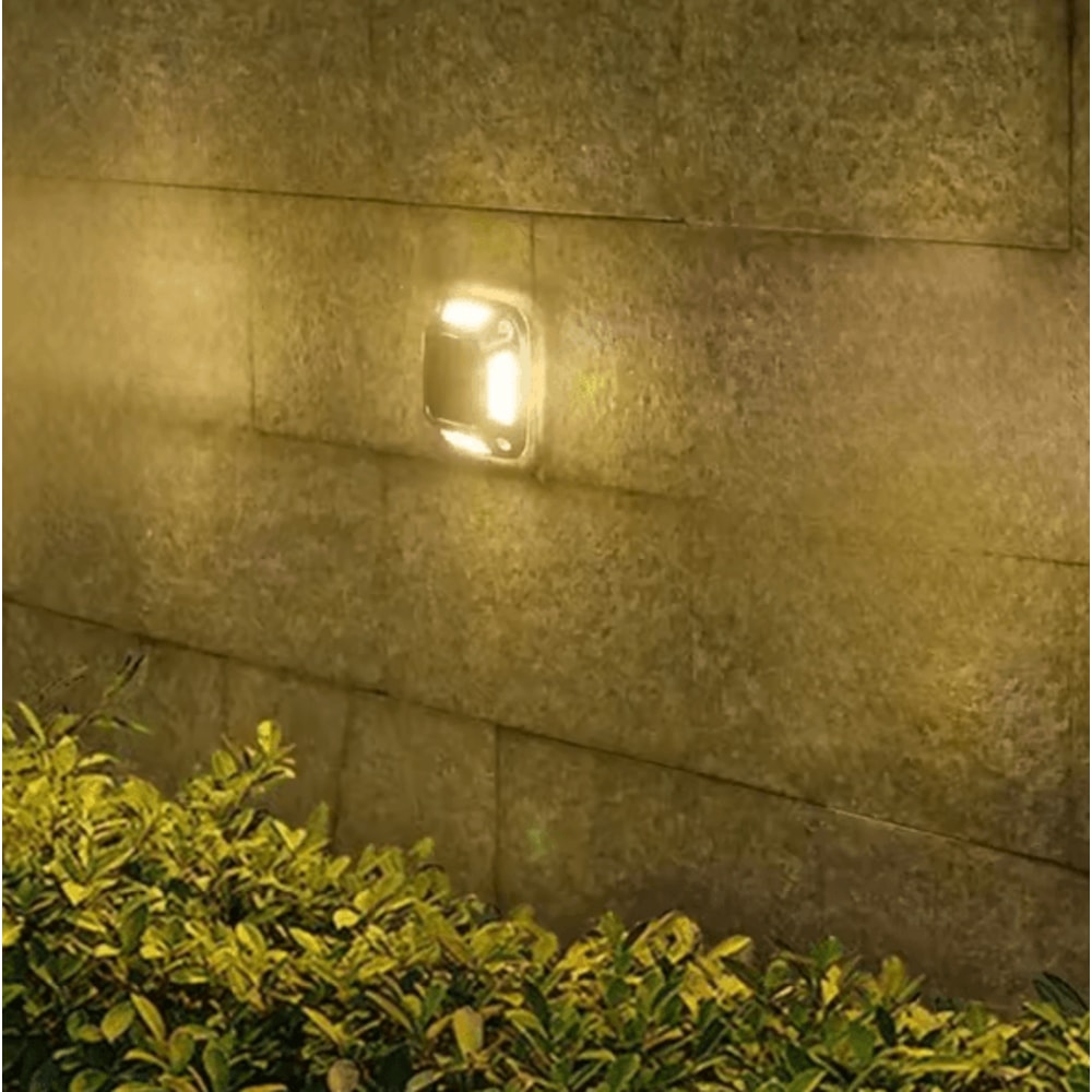 Solar Ground LED Lights Waterproof Warm Light Outdoor Pathway Garden Lamp 2