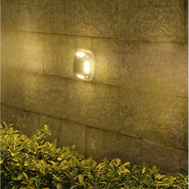 Solar Ground LED Lights Waterproof Warm Light Outdoor Pathway Garden Lamp 2